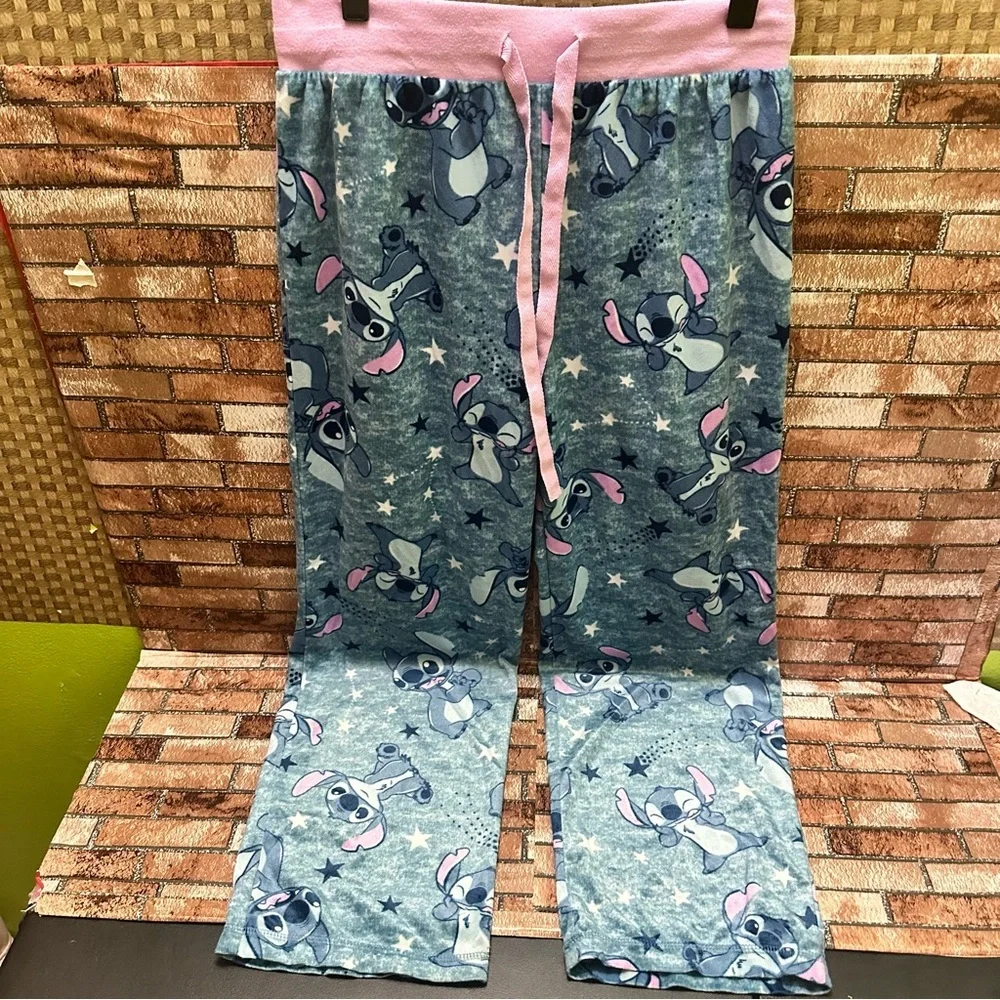 Disney Stitch Themed Pajama Pants size S - Picture 7 of 8
